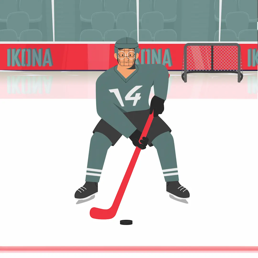 Ilustración hockey